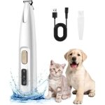 Tondeuse silencieuse rechargeable par usb avec lumi�re led pour chats et chiens
