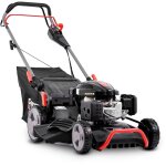 Tondeuse thermique tract�e 196cc, mulching et �jection lat�rale