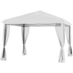 Tonnelle barnum pliant style colonial 2, 95l x 2, 95l x 2, 6h m 4 moustiquaires + sac de transport blanc ... Tonnelle barnum pliant style colonial 2, 95l x 2, 95l x 2, 6h m 4 moustiquaires + sac de transport blanc ...