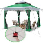 Vounot - tonnelle de jardin 3, 6x3, 6m pop up pliable avec moustiquaire vert Vounot - tonnelle de jardin 3, 6x3, 6m pop up pliable avec moustiquaire vert