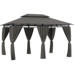 Tonnelle de jardin 3x4, imperm�able deluxe tonnelle, r�sistant � l'hiver, pergola jardins exterieur pour ...