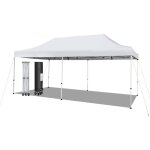 Tonnelle de jardin barnum instantan�e 3x6x3m portable imperm�able sfp + 50 avec roues et sac 3 hauteurs ...