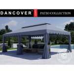 Tonnelle de jardin osiris 4x6m, gris Tonnelle de jardin osiris 4x6m, gris