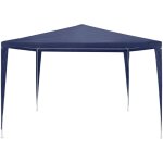 Tonnelle de jardin tente de r�ception chapiteau bleu 3x3m cfw886163