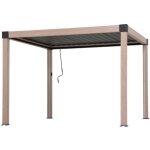 Sunjoy - tonnelle multi matterhorn en chêne - 306cm x 306cm Sunjoy - tonnelle multi matterhorn en chêne - 306cm x 306cm