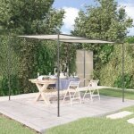 Design in - tonnelle, pergola de jardin, belv�d�re blanc 3x3 m 180 g / m� tissu et acier cfw45909