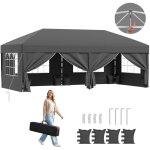Tonnelle pliable 3x6m � montage rapide pop up tonnelle assemblage en 1 minute hauteur r�glable stable ...