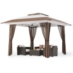 Bealife - tonnelle de jardin pliante 3x3 impermable uv 50 + extrieur pergola mtal pour camping festival ...