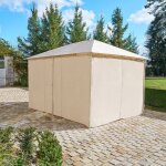 Tonnelle santorini argile 4x3m - hesp�ride