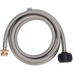 Tonysa adaptateur pour tuyau � gaz de 5 pieds en acier inoxydable, extension de 1 � 20 lb pour radiateur ...