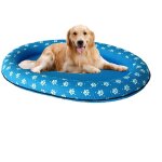 Bateau flottant pour piscine pour chien, jouet gonflable pour animaux de compagnie, pour jeux d'eau en ...