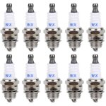 Tonysa bougies d'allumage en c�ramique bpt l7t, 10 pi�ces, pour mini pit pocket scooter quad dirt bike ...