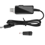 Tonysa c�ble booster usb vers dc, cordon de routeur de banque d'alimentation 5v 9v 12v, affichage num�rique ...