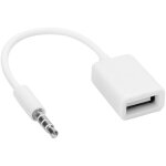 Tonysa c�ble professionnel durable en cuivre sans oxyg�ne 3, 5 mm � usb cable, jack feme pour l'ordinateur ...
