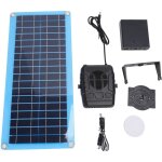 Tonysa chauffage solaire avec panneau monocristallin 30 w r�glable aliment� pour maison pour animaux ...