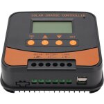 Tonysa contr�leur de charge solaire mppt 12v 24v 20a, r�gulateur avec �cran lcd pour panneau gel sla ...