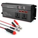 Tonysa - convertisseur 12v / 24v 220v 1000w convertisseur de tension onduleur avec écran lcd usb d'un ... Tonysa - convertisseur 12v / 24v 220v 1000w convertisseur de tension onduleur avec écran lcd usb d'un ...