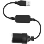Tonysa convertisseur de prise allume - cigare usb vers voiture en pvc, adaptateur, pour enregistreur ...