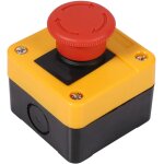 Tonysa coque en plastique 660v 10a, 1 pi�ce, panneau rouge, arr�t d'urgence, bouton - poussoir champignon, ...
