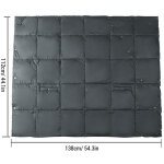 Tonysa couverture chauffante �lectrique usb, ch�le chauffant doux et rapide pour l'ext�rieur