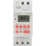 Tonysa dc 24v 30a hebdomadaire 12 / 24hrs timer switch lcd sur le relais de temps programmable hors contr�le ...