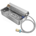 Tonysa distributeur d'eau automatique pour chien, 1, 6 gallons (environ 4, 6 litres), �cuelle en acier ...