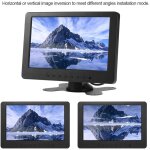 Tonysa �cran tft lcd de 7 pouces 16:9 1024 x 600 bnc av video audio pour la s�curit� pc vcd dvd prise ...
