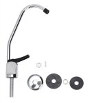 Tonysa g1 / 4 pouce universel pour cuisine robinet � pression en alliage de cuivre robinet � col de cygne ...