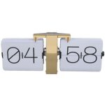 Tonysa grande horloge � chiffres invers�s surface lisse facile � lire r�glage par bouton horloge � chiffres ...