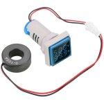 Tonysa indicateur de compteur de courant de tension ca � affichage num�rique led 22 mm 0 - 100 a (bleu) ...