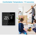 Intelligent thermostat connect pour chaudiere / chauffage au sol  eau 16a filaire compatible , smart ...