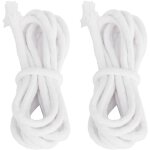 Tonysa m�ches de bougie en coton tress� durable, 2 pi�ces, bonne absorption d'huile, combustion, pour ...