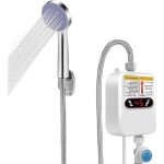 Mini chauffe - eau �lectriques instantan� 3500w, avec affichage num�rique led, robinet avec thermoplongeur ...