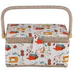 Tonysa panier � couture en tissu, bo�te artisanale, organisateur de rangement d'articles divers m�nagers ...