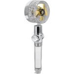 Tonysa pomme de douche � h�lice vortex hydro jet 360� rotative avec interrupteur de pause filtre g1 / ...