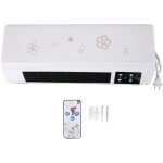 Tonysa radiateur mural �tanche, ventilation naturelle, temp�rature constante, t�l�commande pour chambre ...