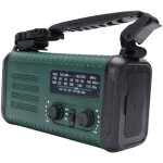 Tonysa radio d'urgence � manivelle, batterie 20000mah, � �nergie solaire, am fm, large bande, avec lampe ...