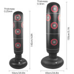 Tonysa sac de boxe de fitness, support gonflable, jouet de boxe, tour int�rieure en pvc