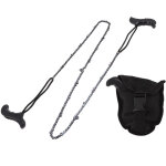 Tonysa scie � cha�ne manuelle de 48 pouces, pliable, survie, camping, b�che, jardin, outils d'�lagage, ...