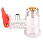 Tonysa soupape de s�curit� pour chauffe - eau, 1 pi�ce, en laiton nickel�, 0, 9 mpa, g1 / 2 po