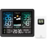 Station météo avec capteur extérieur, Écran lcd sans fil coloré météorologique numérique baromètre phase ... Station météo avec capteur extérieur, Écran lcd sans fil coloré météorologique numérique baromètre phase ...