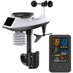Station mto professionnelle wlan - station mto sans fil wifi internet avec capteur extrieur, pluviomtre, ...