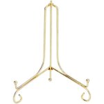 Tonysa support d'horloge support rond en m�tal avec plaque en porcelaine support d'horloge murale pour ...