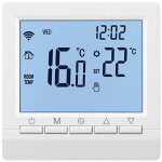 Tonysa thermostat de chaudire  gaz (avec piles), thermostat mural, thermostat programmable, thermostat ...