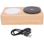 Tonysa tourne - disque bluetooth haut - parleur avec veilleuse en bois 5. 0, 3 modes, platine vinyle ...