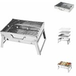 Toolbrothers - outdoor portable charbon de bois barbecue en acier inoxydable pour le camping montage ...