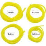 4 pices tuyaux d'essence longueur 1 m universel tuyau de conduite de carburant outils de jardin jaune ...