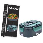 Lunch box chauffante electrique gamelle chauffante 1. 5 l bote chauffante repas en acier inoxydable ...