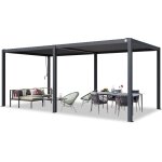 Toolport - primeyard pergola 3x6 m poteaux en aluminium avec lames orientables en acier pavillon anthracite ... Toolport - primeyard pergola 3x6 m poteaux en aluminium avec lames orientables en acier pavillon anthracite ...
