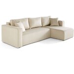 Bestmobilier - topaze - canap d'angle dhoussable rversible 4 places en velours